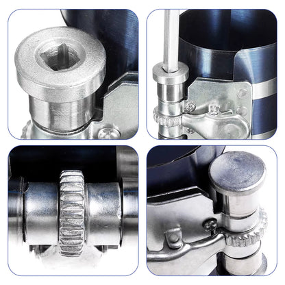 Piston Ring Installer Piston Ring Plier 53-175Mm Piston Ring Compressor Tool Car Engine Vehicle Maintenance Clamp Expander Plier