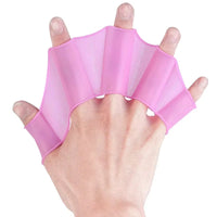 Silicone Swimming Fins Flipper Men Women Child Swim Pool Sport Professional Training Finger Hand Webbed Gloves Paddles Equipment