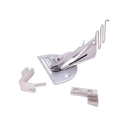 Steel Overlock Folder Binding of Curve Edges A10 Hemmer Bias Binder for Lockstitch DIY Sewing Machine Foot Kit Accessories