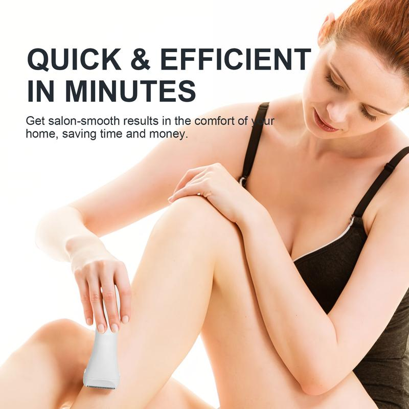 Gentle & Smooth Women's Electric Shaver - Rechargeable Razor for Nicks-Free Legs, Underarms, and Bikini Area