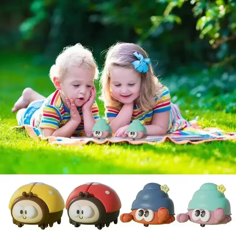 Blowing Ball Toy for Baby Toddlers Ladybug Hover Ball Blower Suspended Toys Attention Training Early Education Educational Toy