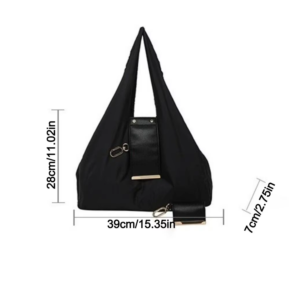 New Mini Keychain Tote Bag with Key Ring Expandable Supermarket Eco-Friendly Bag Reusable Foldable Handbag for Travel