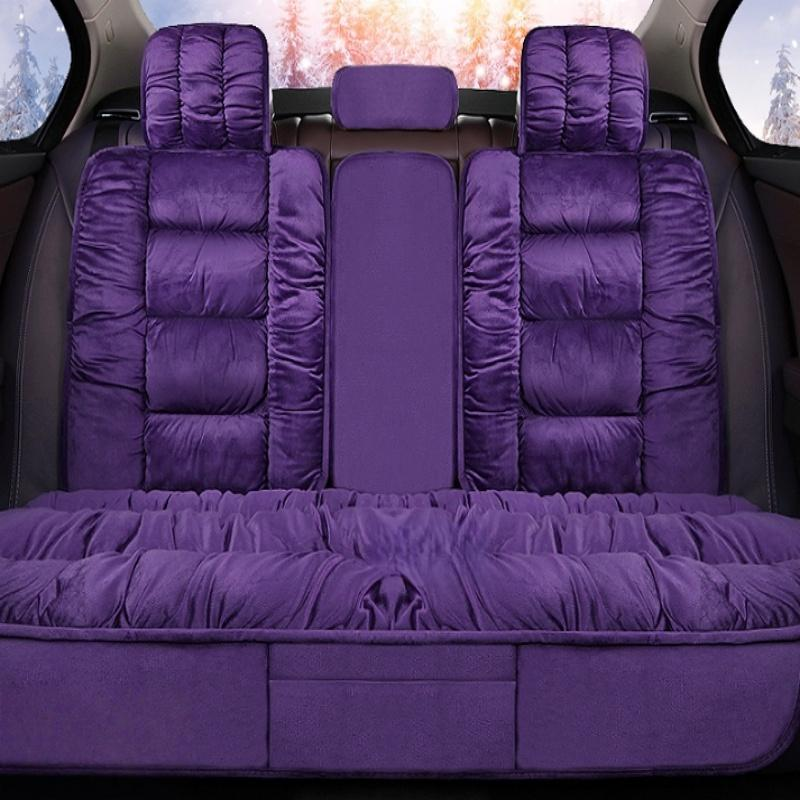New Winter Full Car Seat - Enclosed Warm Plush and Thickened down Universal 5 - Seat Car Seat Covers