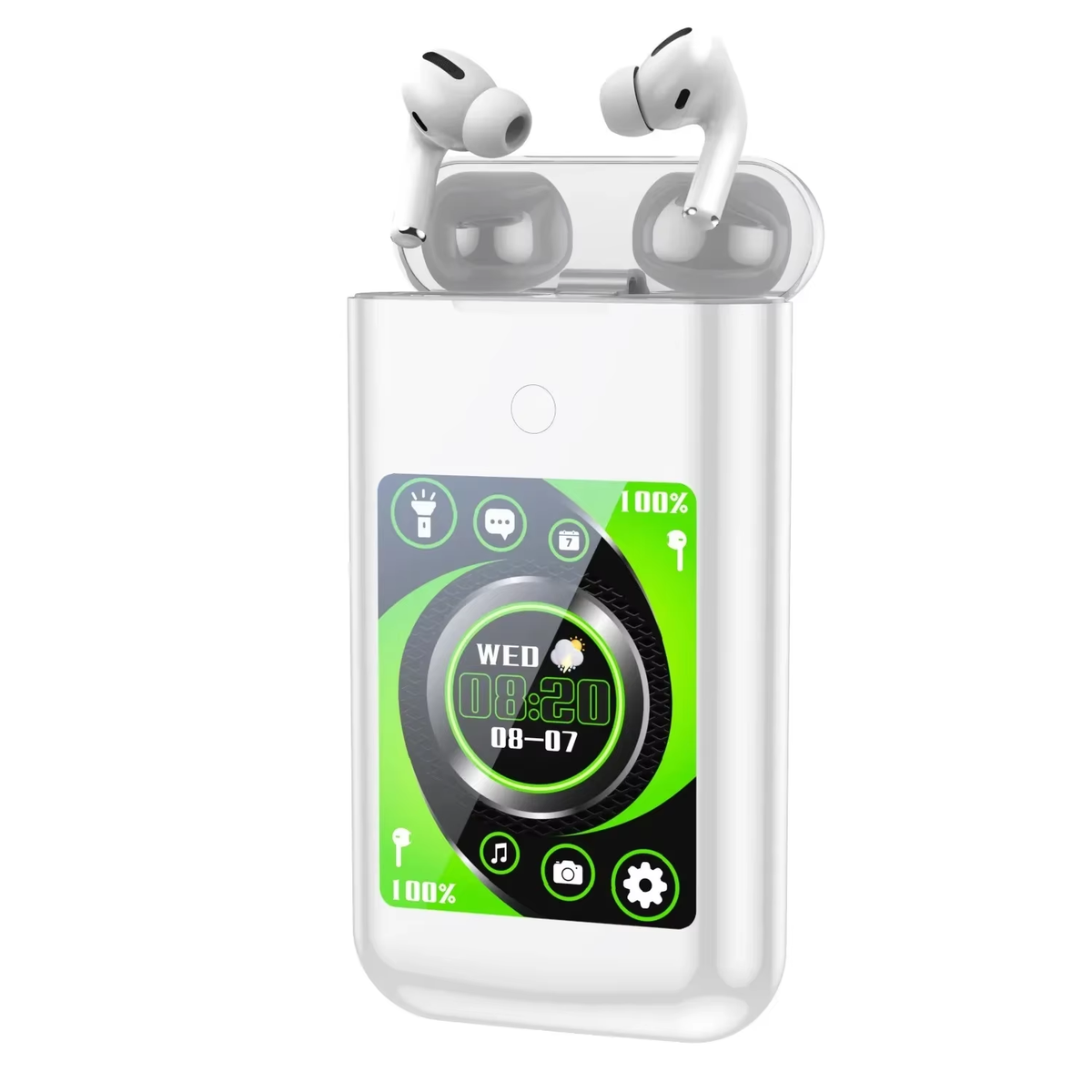 FLLTF A98 BOX Multiple Function in Ear Bluetooth Wireless Earphone Charging Case with 2.8