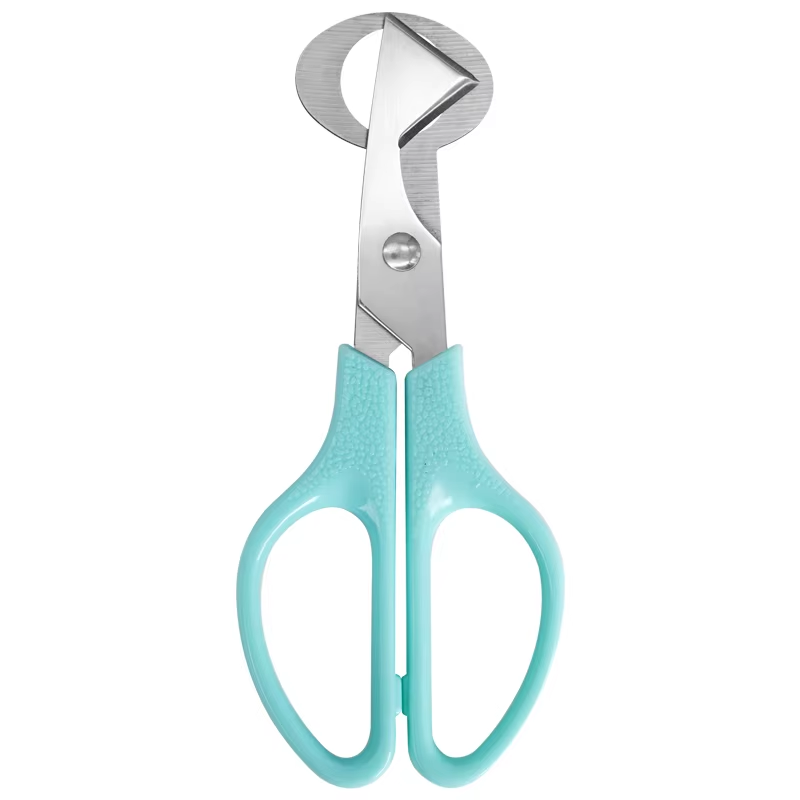 1Pcs Quail Egg Shell Scissors Rust Resistant Durable Cigar Cutters Multifunction Kitchen Tools Stainless Steel Blade