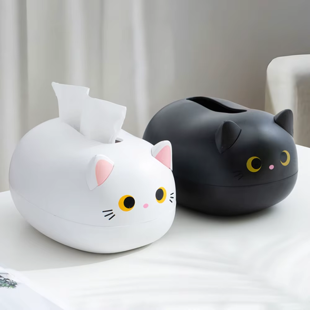 1PC Creative Cartoon Cute Simple Multi-Functional Storage Ornaments Tissue Box Pumping Paper Box Home Dining Room Coffee Table