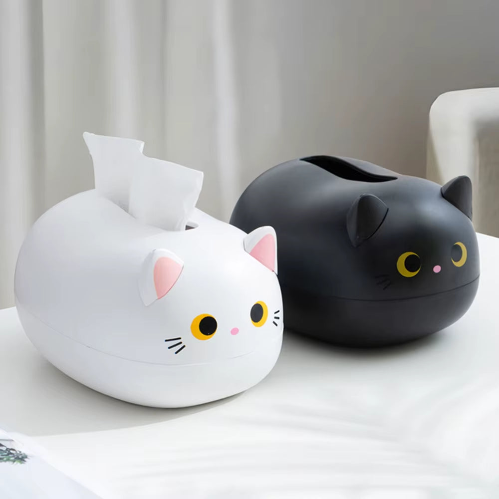 1PC Creative Cartoon Cute Simple Multi-Functional Storage Ornaments Tissue Box Pumping Paper Box Home Dining Room Coffee Table
