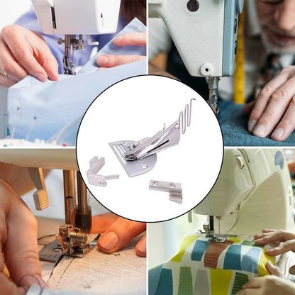 Steel Overlock Folder Binding of Curve Edges A10 Hemmer Bias Binder for Lockstitch DIY Sewing Machine Foot Kit Accessories