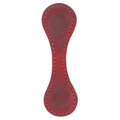 Genuine Leather Bookmark Clip Vintage Double-Sided Magnetic Book Mark Book Page Divider for Book Lover Writers Reader Stationery