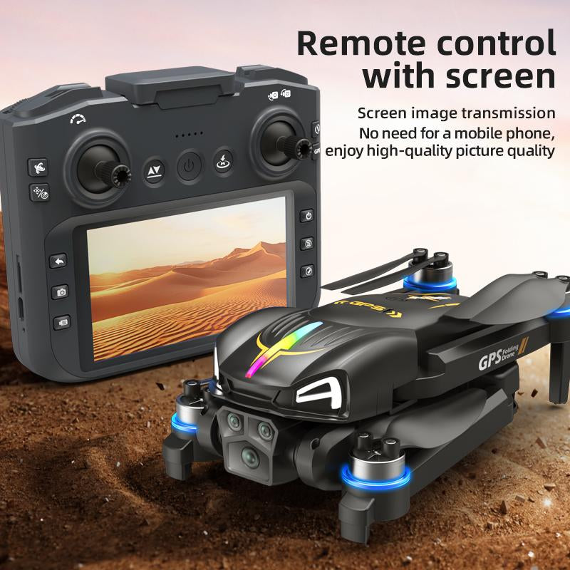 M8 Pro 2025 Smart RC Quadcopter Drone - 4K Ultra HD Camera, GPS, 5G WiFi, Brushless Motor, Obstacle Avoidance, Follow Me, Auto Return, 360° Flip, Dual Battery