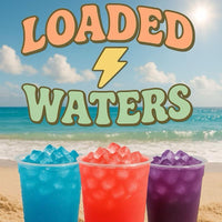Loaded Waters - VIRAL Loaded Waters POWDERED BEVERAGE- 200Mg Natural Caffeine - Sugar Free & Gluten Free - Energy Boost Drink Mix - 32Oz Refreshing Beverage - Made in USA