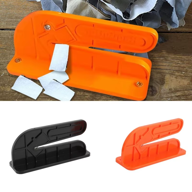 2PCS Wall Mounted Rag Cutter Fast Cutting Cloth Cutter Easily Cut Old Sheets T Shirts Towels Black and Orange