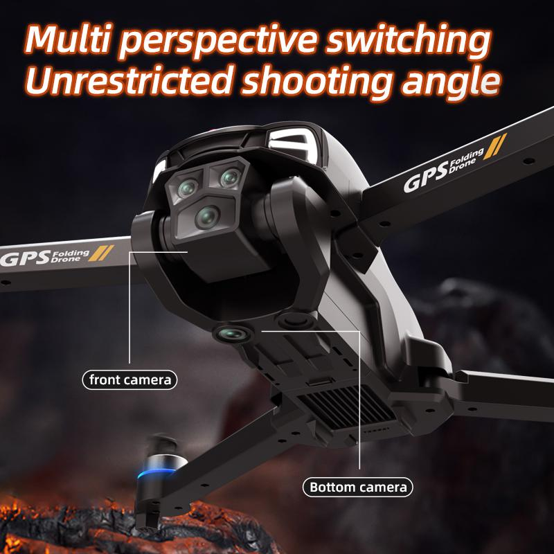 M8 Pro 2025 Smart RC Quadcopter Drone - 4K Ultra HD Camera, GPS, 5G WiFi, Brushless Motor, Obstacle Avoidance, Follow Me, Auto Return, 360° Flip, Dual Battery