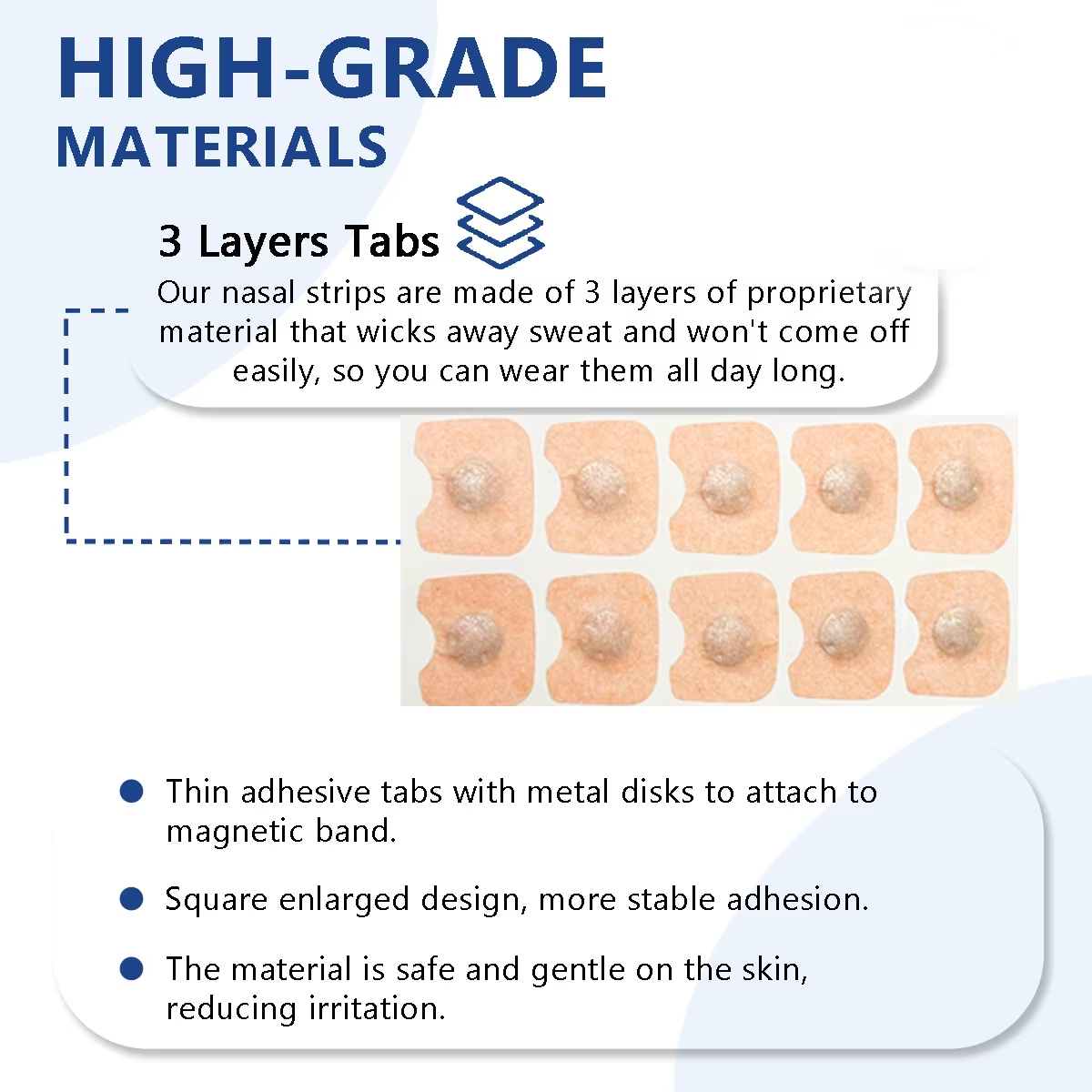 Nasal Breathing Dilators Magnetic Nasal Strips Increase Air Intake Improve Sleep Quality Reduce Snoring