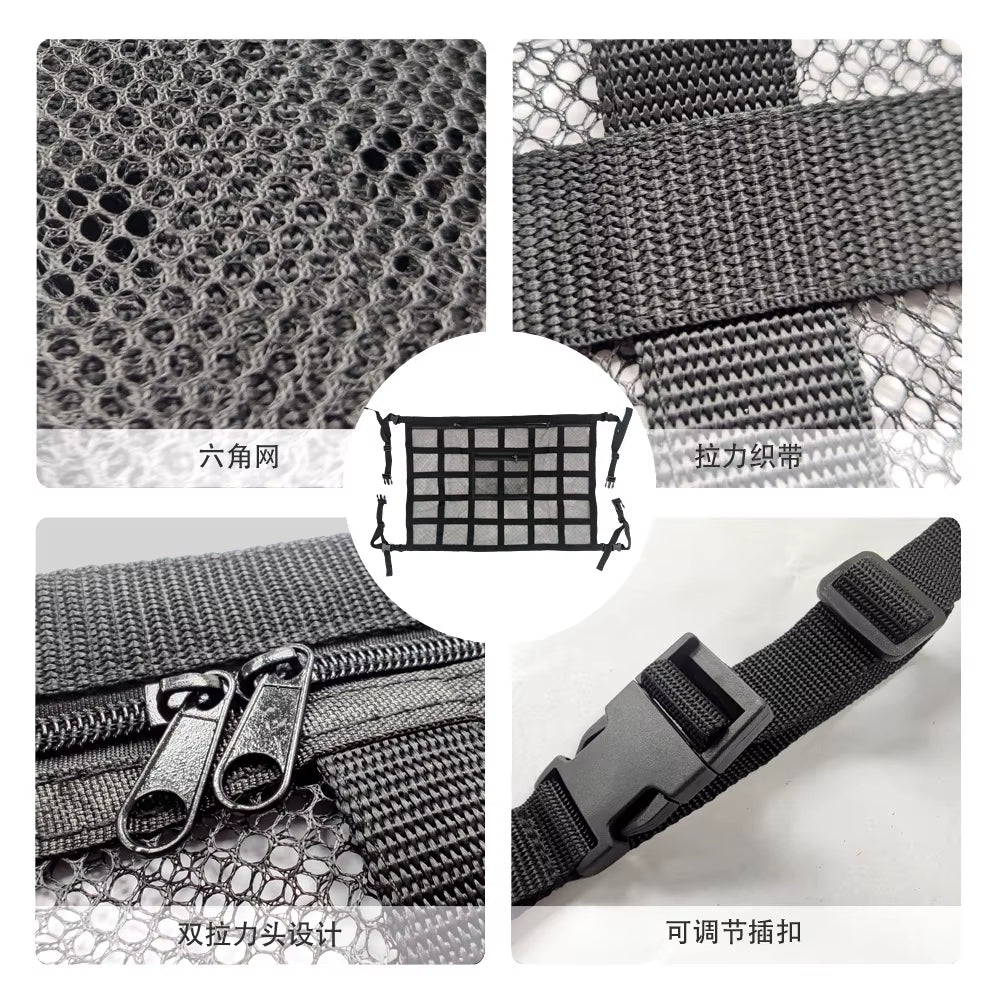 Car Ceiling Cargo Net Storage Net for Car Large Car Ceiling Cargo Net Pocket Mesh Car Roof Organizer for SUV Long Trip Camping