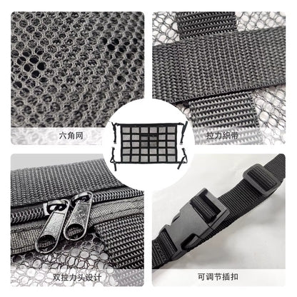 Car Ceiling Cargo Net Storage Net for Car Large Car Ceiling Cargo Net Pocket Mesh Car Roof Organizer for SUV Long Trip Camping