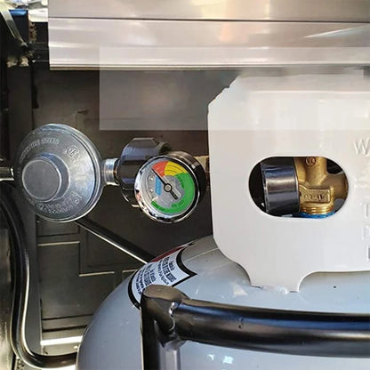 Propane Tank Gauge Level Indicator Qcc1/Type 1 Connection Gas Pressure Meter Universal Propane Gauge for 5Lb-40Lb Propane Tanks