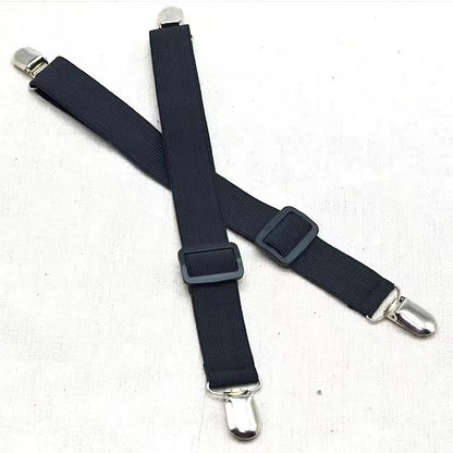 4Pcs Adjustable Bed Sheet and Quilt Holder for Bed Sheet Organizer Mattress Cover Clip for Home Elastic Straps Adjustable Clips