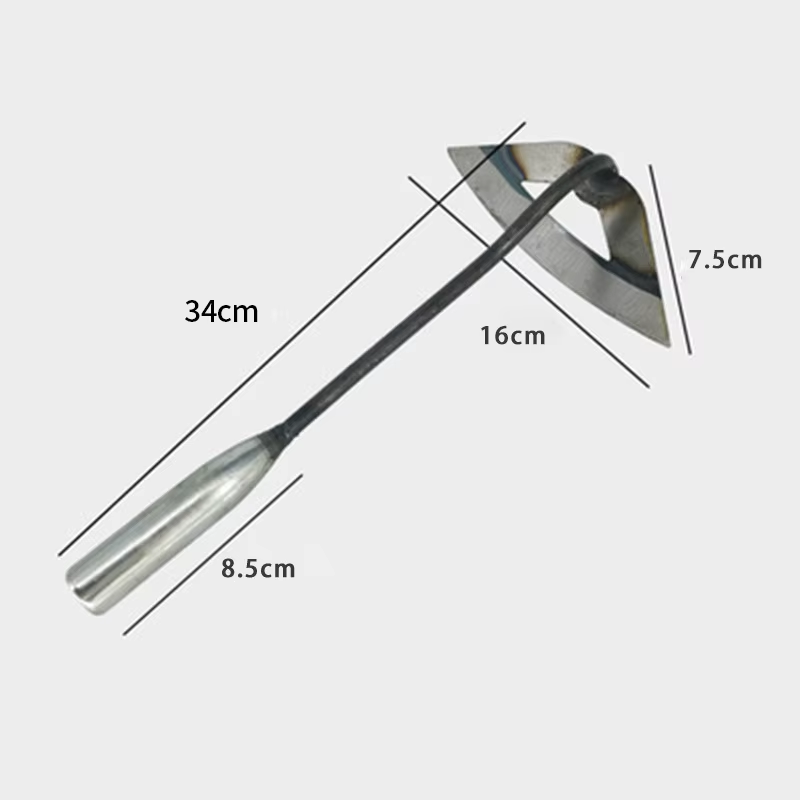 Hardened Hollow Hoe Garden Hoe Weeders Labor-Saving Weeding Loosening Farming Tools Planting Rake Hoe Garden Hand Tools