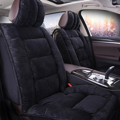 New Winter Full Car Seat - Enclosed Warm Plush and Thickened down Universal 5 - Seat Car Seat Covers