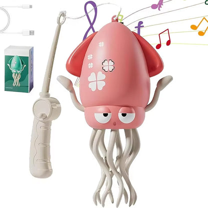 Electric Dancing Octopus Toy Automatic Swing Crawling Dancing Automatic Obstacle Avoidance Octopus Sensor Toy with LED Music Kid