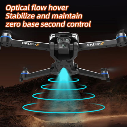 M8 Pro 2025 Smart RC Quadcopter Drone - 4K Ultra HD Camera, GPS, 5G WiFi, Brushless Motor, Obstacle Avoidance, Follow Me, Auto Return, 360° Flip, Dual Battery