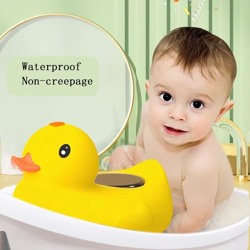 Little Yellow Duck Baby Bath Thermometer Waterproof Floating Temperature Sensor Safe Shower Water Indicator for Babies