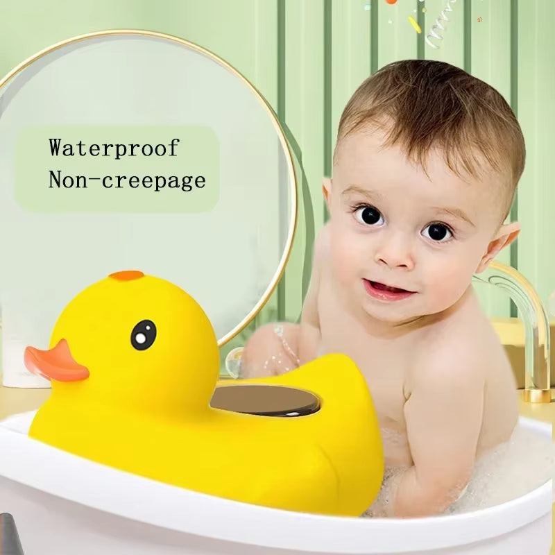 Little Yellow Duck Baby Bath Thermometer Waterproof Floating Temperature Sensor Safe Shower Water Indicator for Babies