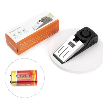 Ultimate Home Security Door Stopper Alarm - Tool-Free Installation, 3 Sensitivity Levels, 120DB Loud Alert, Durable Stainless Steel Design, Instant Protection!
