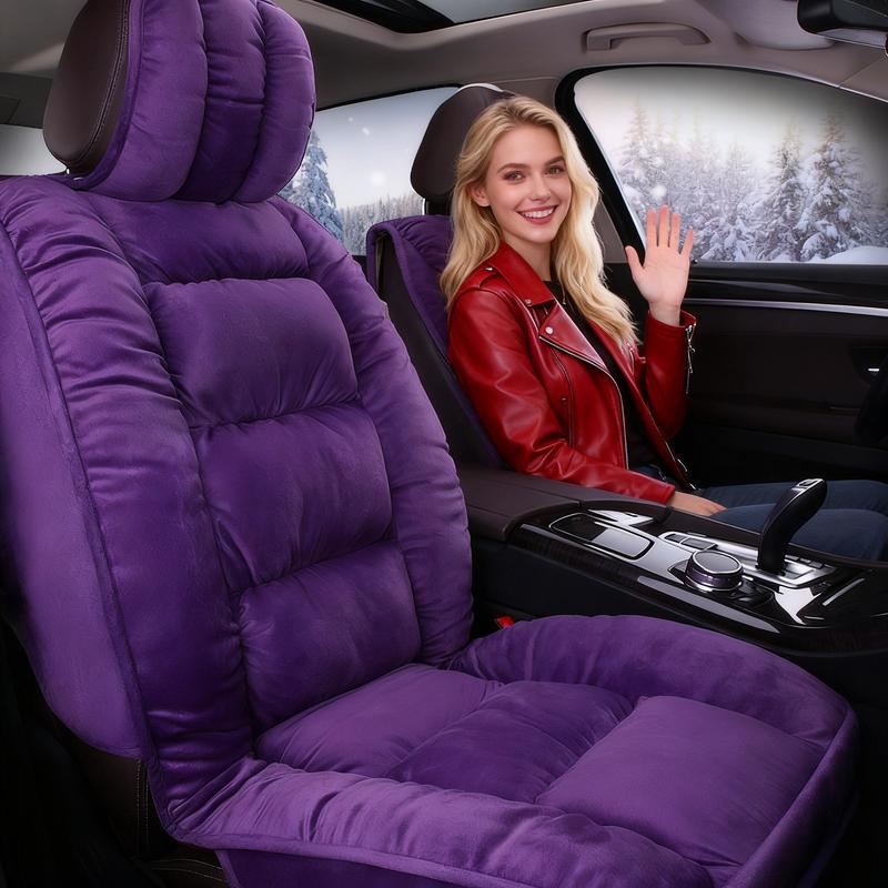 New Winter Full Car Seat - Enclosed Warm Plush and Thickened down Universal 5 - Seat Car Seat Covers