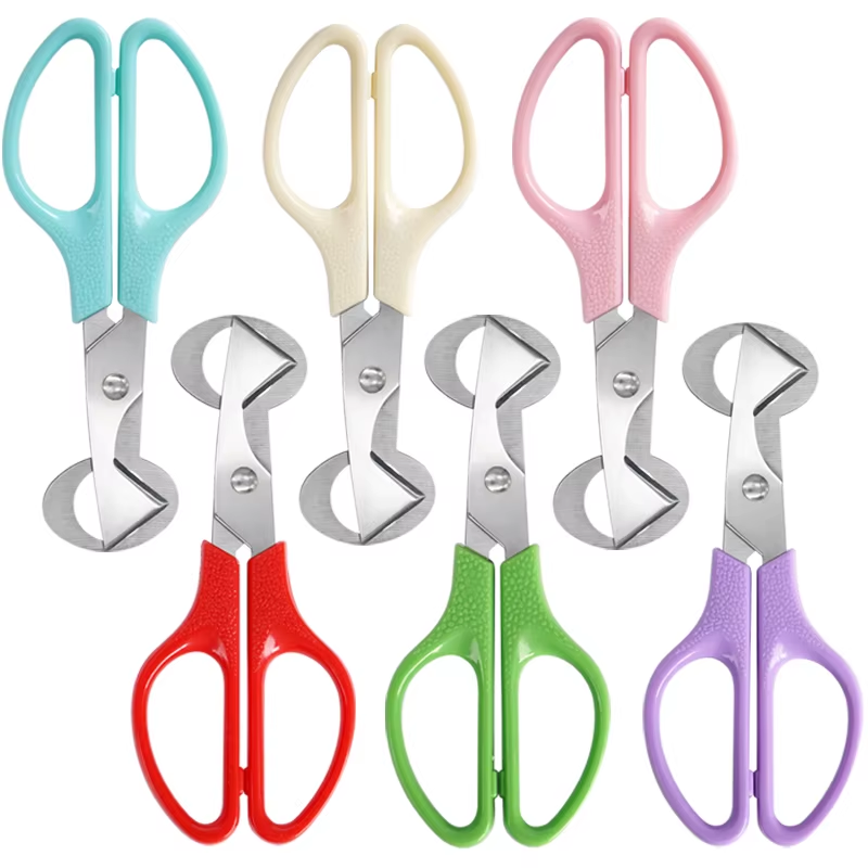 1Pcs Quail Egg Shell Scissors Rust Resistant Durable Cigar Cutters Multifunction Kitchen Tools Stainless Steel Blade