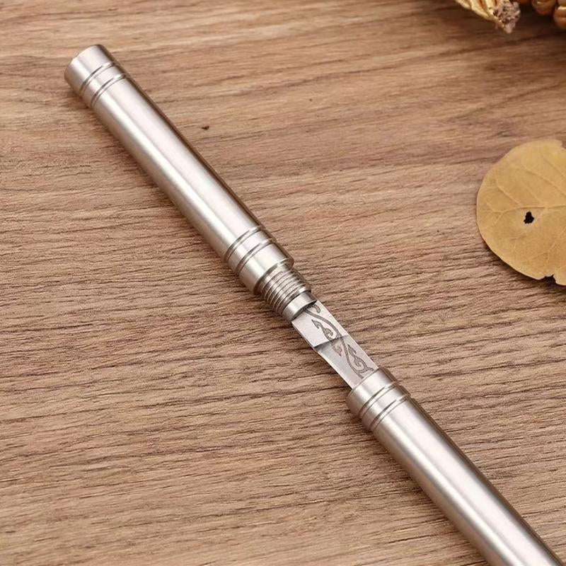 Holiday Haul: Premium Stainless Steel Meat Knife Set - Durable Steak Knife with Sheath for All Your Kitchen Cutting Needs