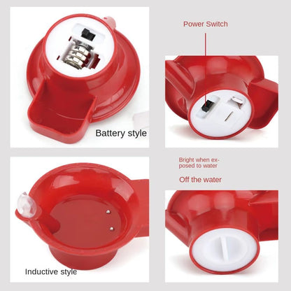 12Pcs Waterproof Electric DIY LED Light Floating on Water Diwali Tea Light India Oil Lamp Water Sensor Candles Fake Candle Lamp