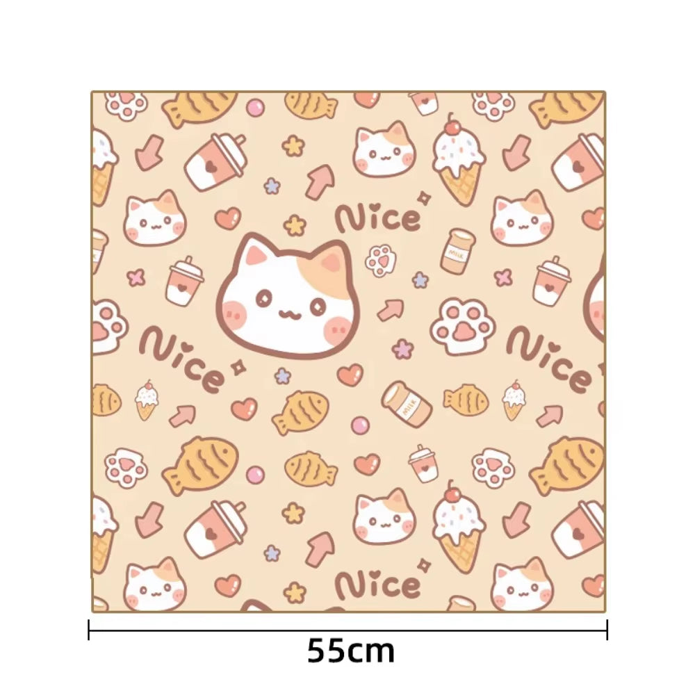 Magic Self-Adhesive Cloth Open Lay Flat Makeup Bag Portable Toiletry Kit Folding Cloth Multifunctional Camera Lens Storage Bag