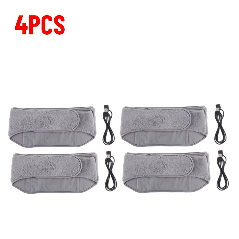 1-5PCS 3-Levels Electric Heating Pad Cold-Proof Uterine Belt Cold-Proof Hand Waist Warming Pad USB Recharging Abdominal Warmer