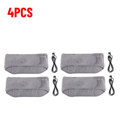 1-5PCS 3-Levels Electric Heating Pad Cold-Proof Uterine Belt Cold-Proof Hand Waist Warming Pad USB Recharging Abdominal Warmer