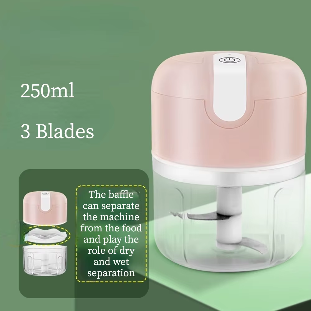 Electric Garlic Masher Portable Chopper Multi Function Meat Grinder Masher Machine Mini Garlic Vegetable Chopper Usb Charging
