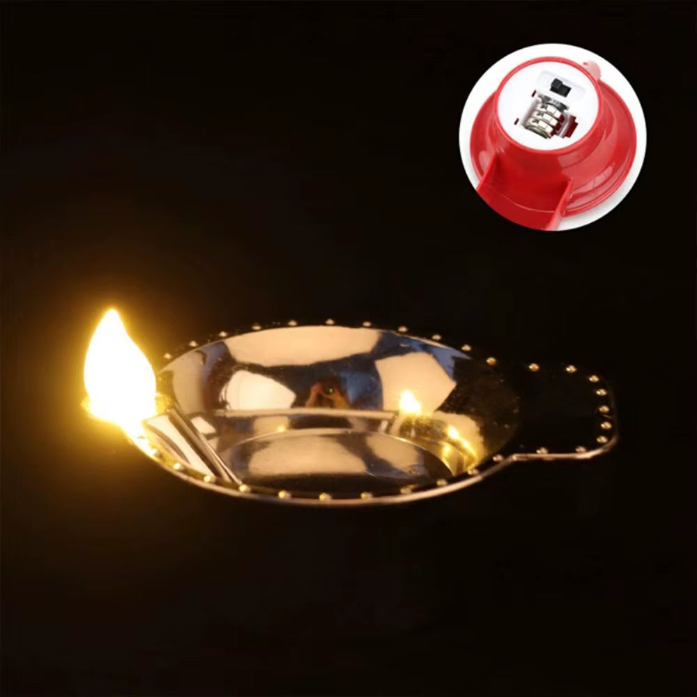 12Pcs Waterproof Electric DIY LED Light Floating on Water Diwali Tea Light India Oil Lamp Water Sensor Candles Fake Candle Lamp