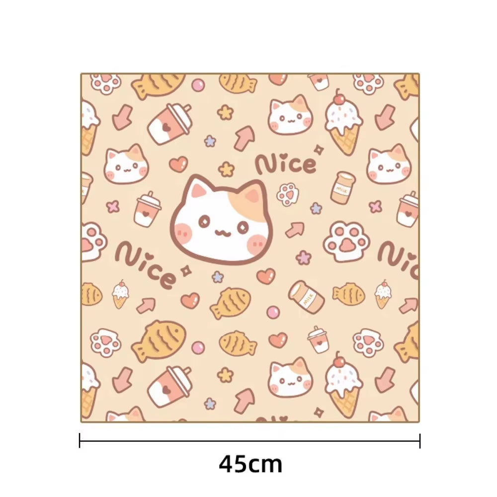 Magic Self-Adhesive Cloth Open Lay Flat Makeup Bag Portable Toiletry Kit Folding Cloth Multifunctional Camera Lens Storage Bag