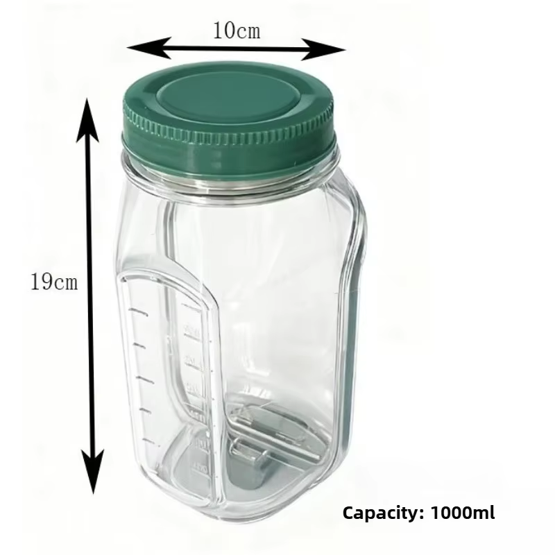 Prepara the Original Salad Pod Salad Pod,Vertical Layering Salad Pod Built Mason Jars with Lid
