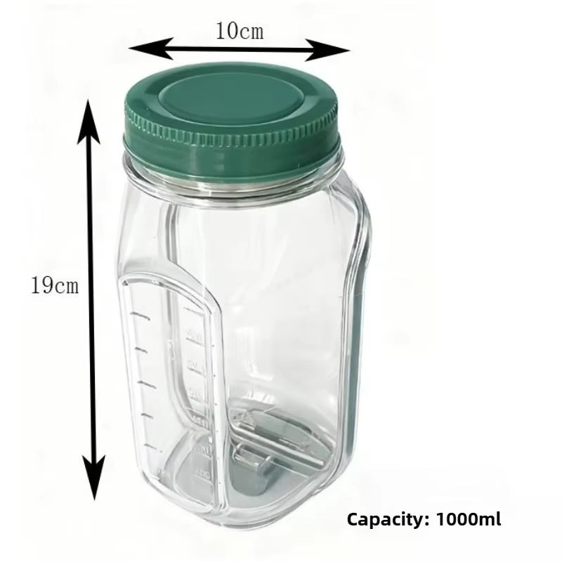 Prepara the Original Salad Pod Salad Pod,Vertical Layering Salad Pod Built Mason Jars with Lid