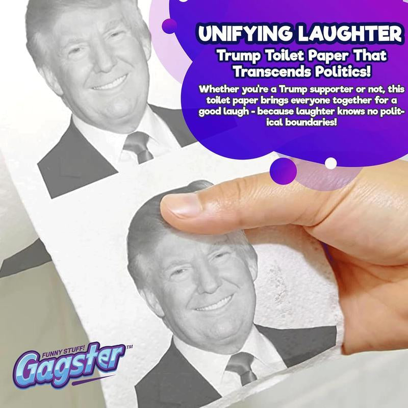 Political Humor Toilet Paper - Collectible Fun for Every Bathroom!