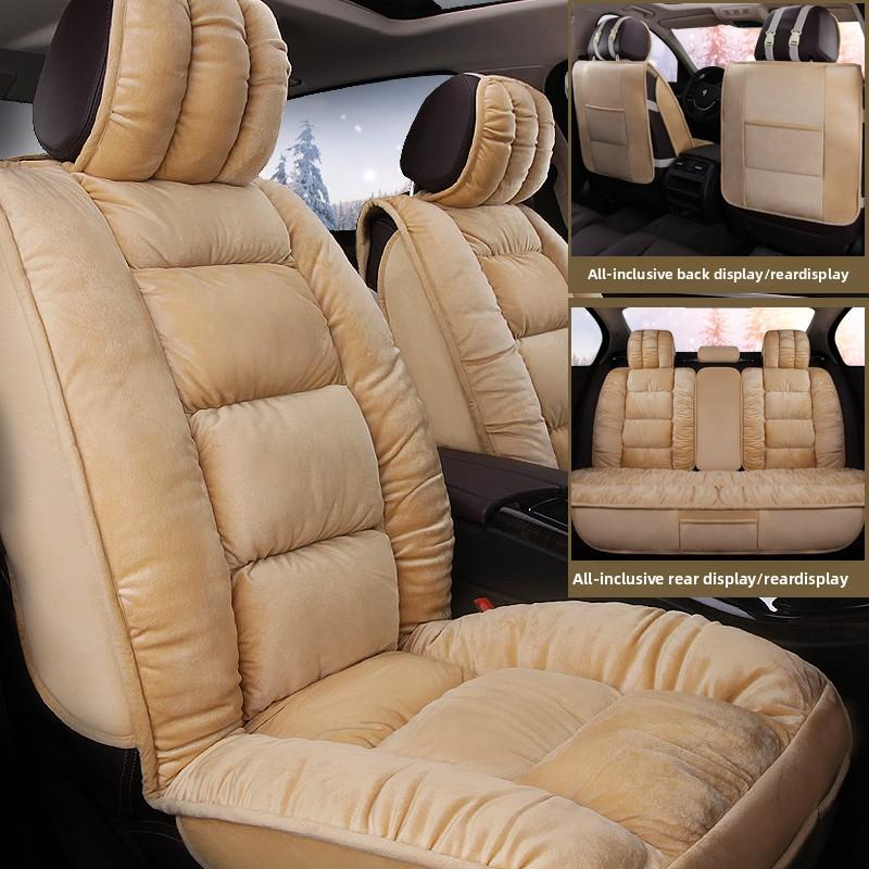 New Winter Full Car Seat - Enclosed Warm Plush and Thickened down Universal 5 - Seat Car Seat Covers