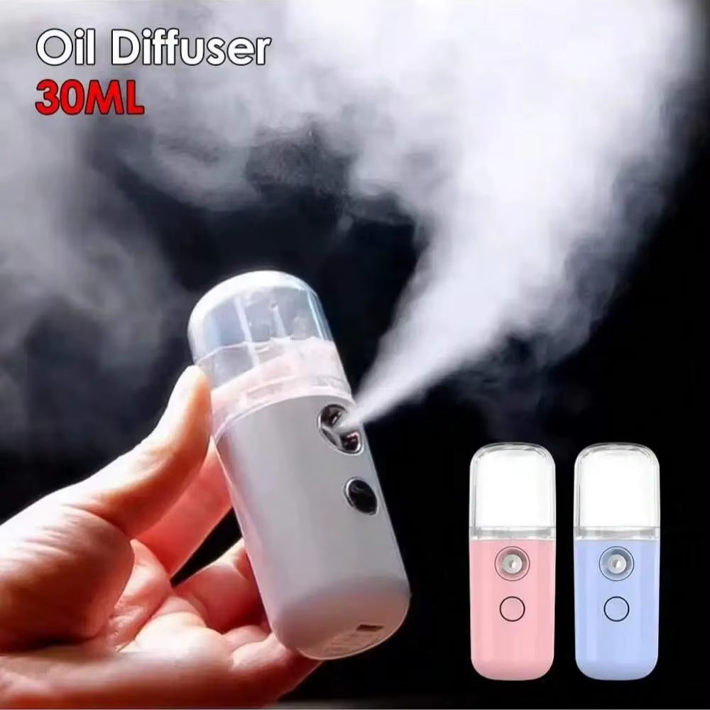 USB Mist Facial Sprayer Humidifier Rechargeable Nebulizer Face Steamer Moisturizing Beauty Instruments Face Skin Care Tools