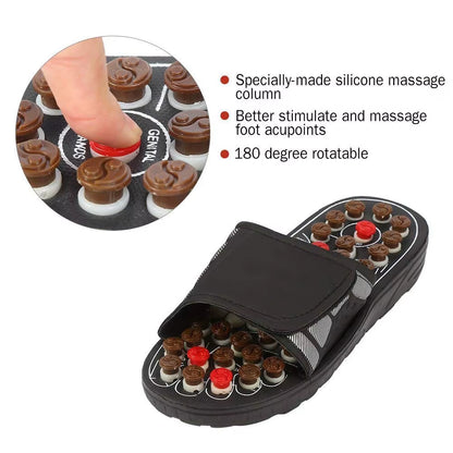 Foot Massage Slippers Acupuncture Therapy Massager Shoes for Foot Acupoint Activating Reflexology Feet Care Massageador Sandal