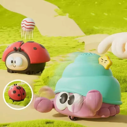 Blowing Ball Toy for Baby Toddlers Ladybug Hover Ball Blower Suspended Toys Attention Training Early Education Educational Toy