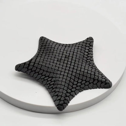 3D Printed Starfish 12Cm Ornament Marine Animal Decor Ocean Themed Desk Toy Movable Joints Stress Relief Gift for Home Office