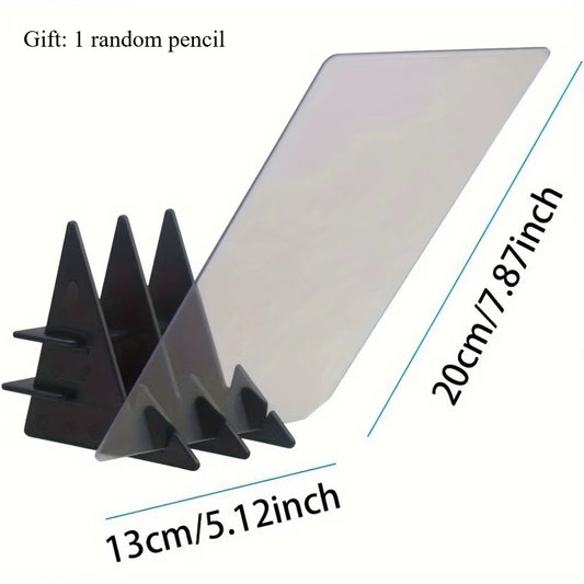An Optical Drawing Board Kit - for Artists and Beginners with Tracing Reflection Tools, Featuring Image Reflectors and Stands