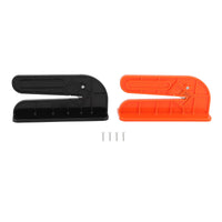 2PCS Wall Mounted Rag Cutter Fast Cutting Cloth Cutter Easily Cut Old Sheets T Shirts Towels Black and Orange