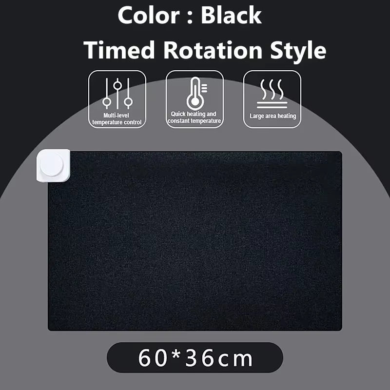 Intelligent Electric Heating Mouse Pad Winter Hand Warmer Computer Desk Heated Mat Office Desk Warming Pad Keyboard Table Mat
